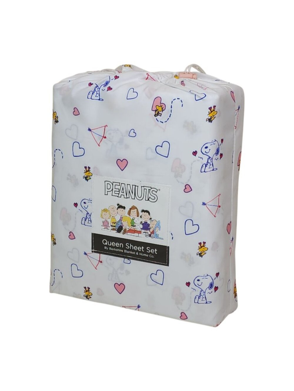 Peanuts Snoopy Queen Sheet Set By Berkshire Hearts Valentines Anniversary